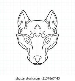 Wolf coloring page images stock photos d objects vectors