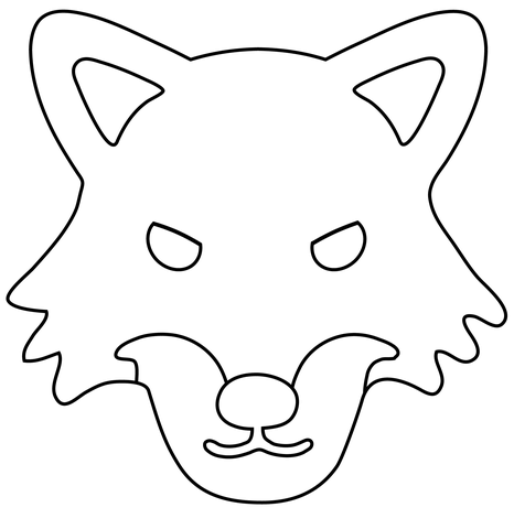 Wolf emoji coloring page free printable coloring pages