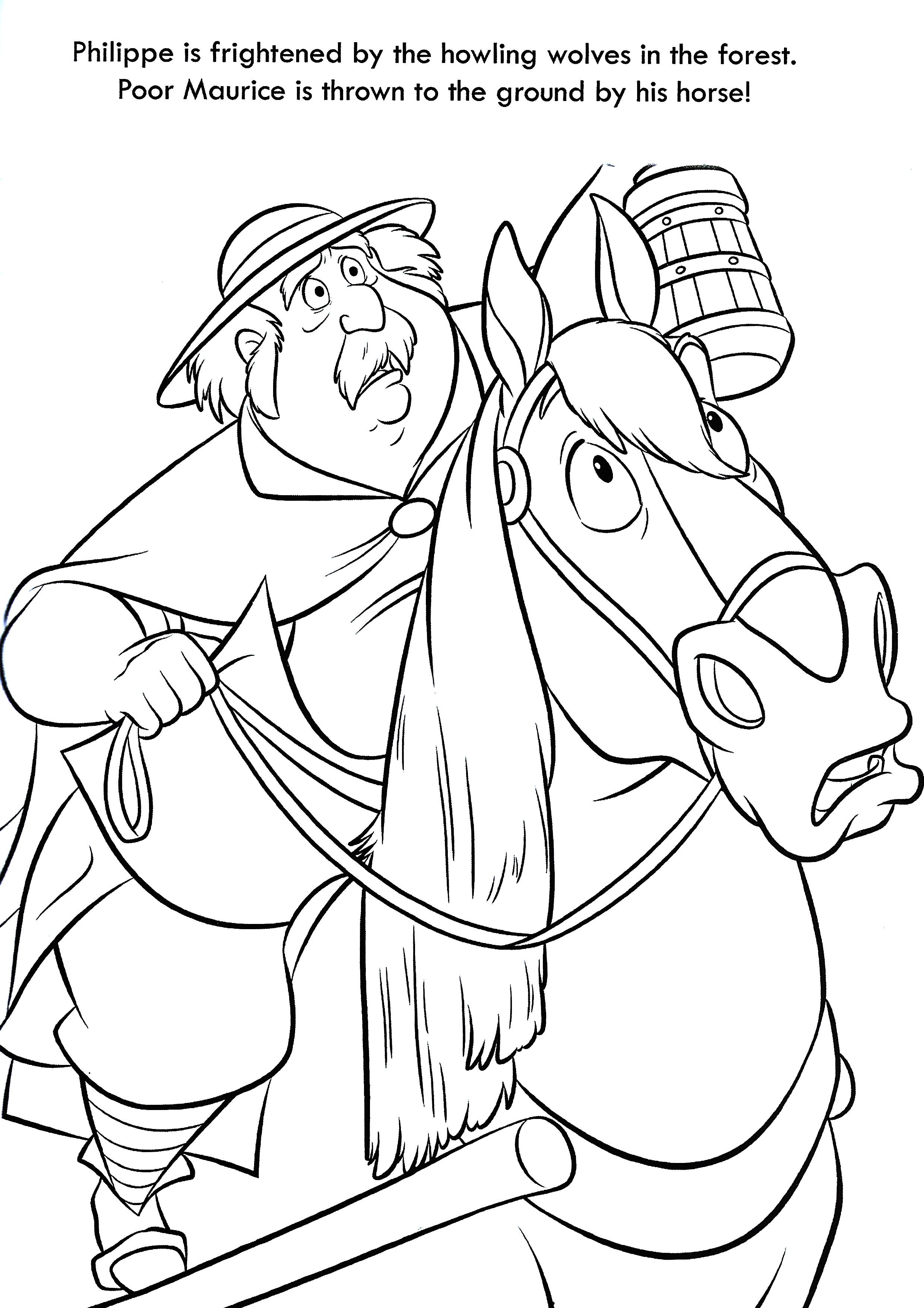 Beauty and the beast coloring page disney coloring pages coloring pages coloring books