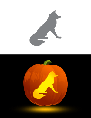 Free printable animal pumpkin stencils page