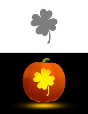 Free printable nature pumpkin stencils page