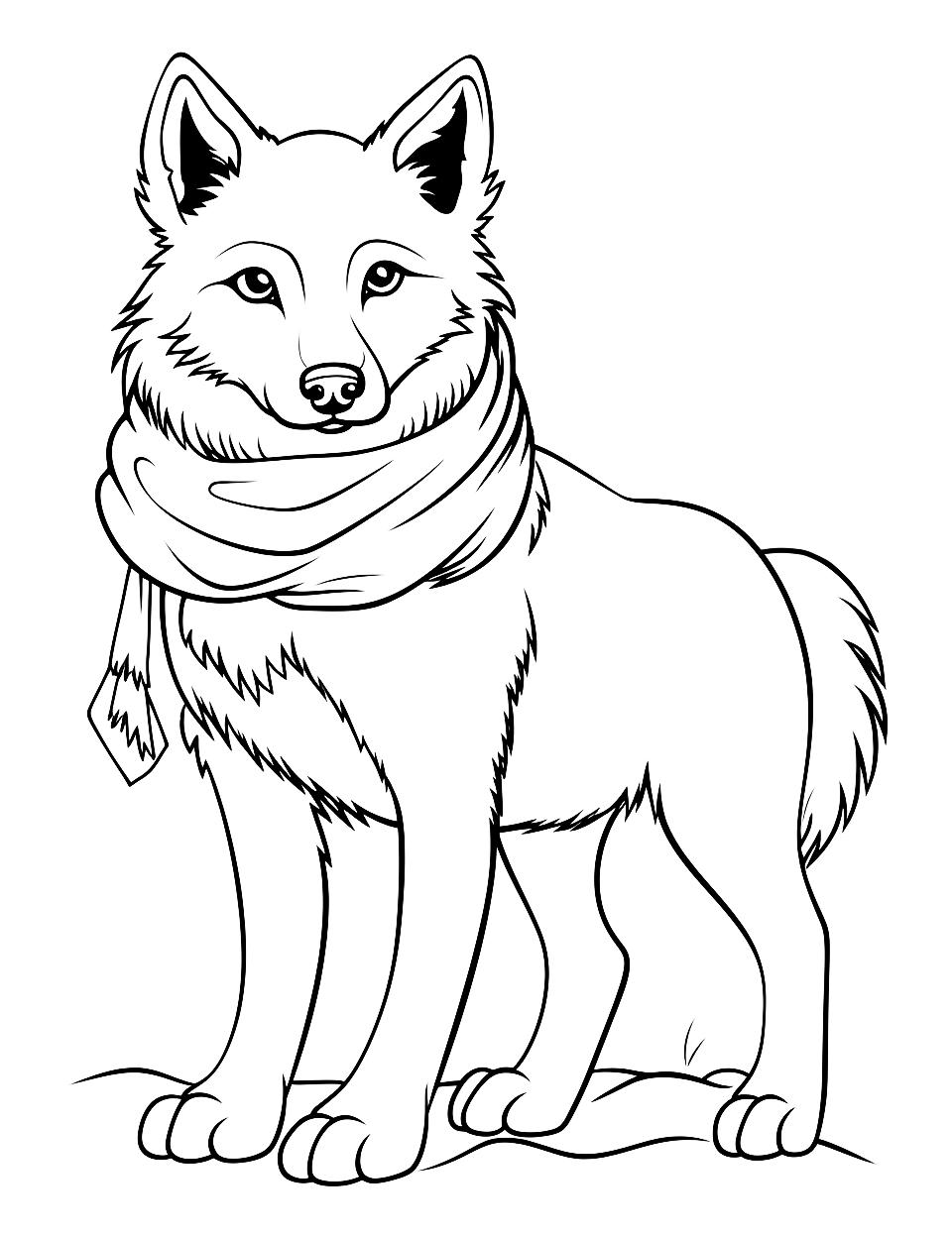 Free wolf coloring pages for kids printables horse coloring pages dog coloring page winter wolves