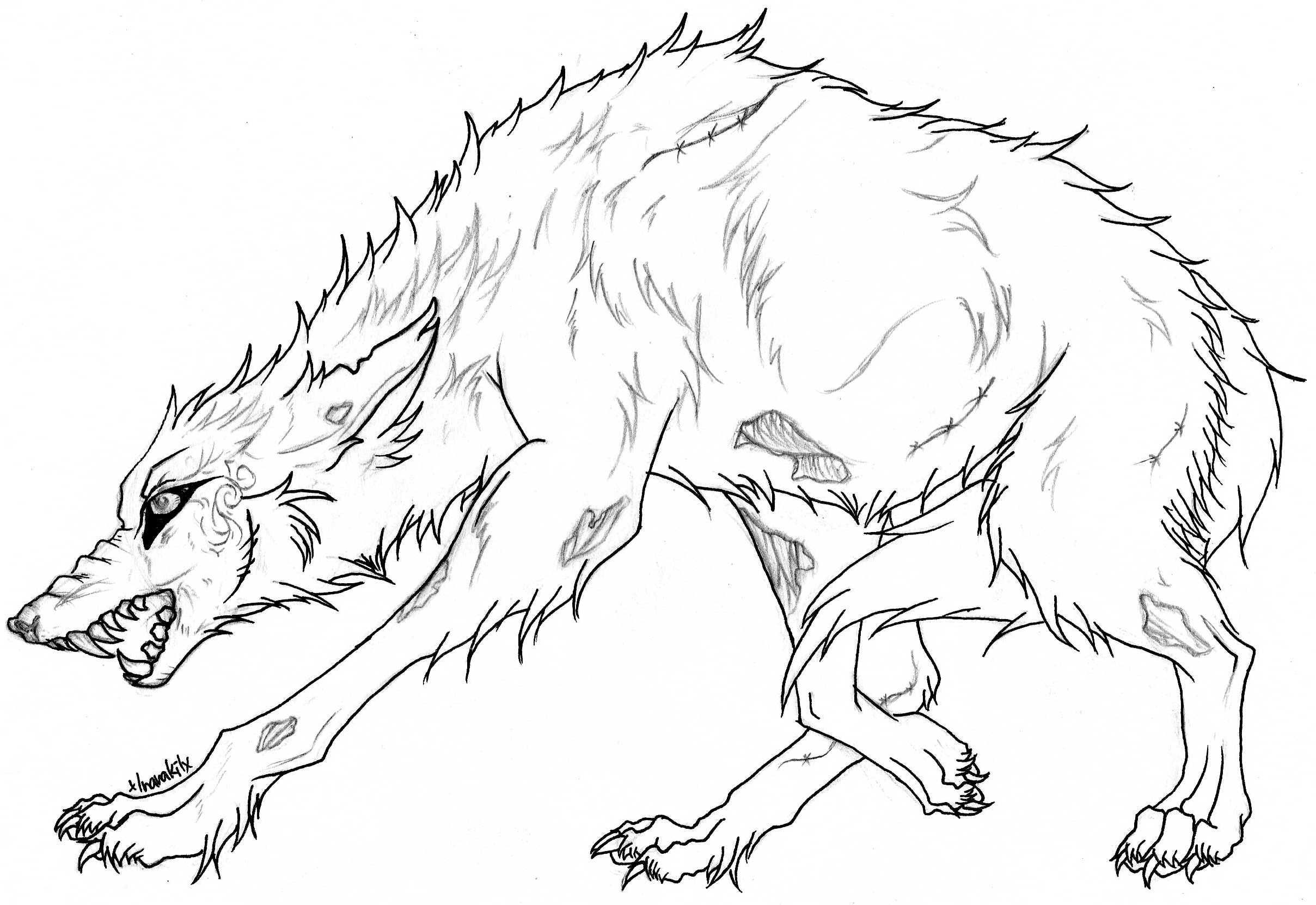 Wolf coloring pages free printable