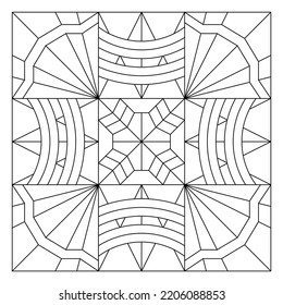 Adult coloring pages geometric images stock photos d objects vectors