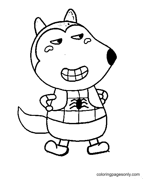 Wolfoo coloring pages printable for free download