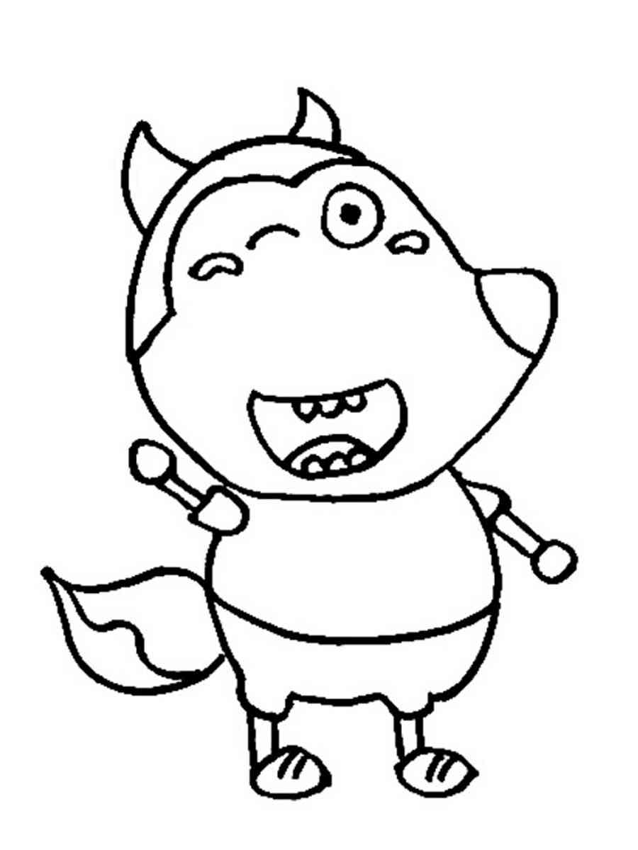 Wolfoo coloring pages