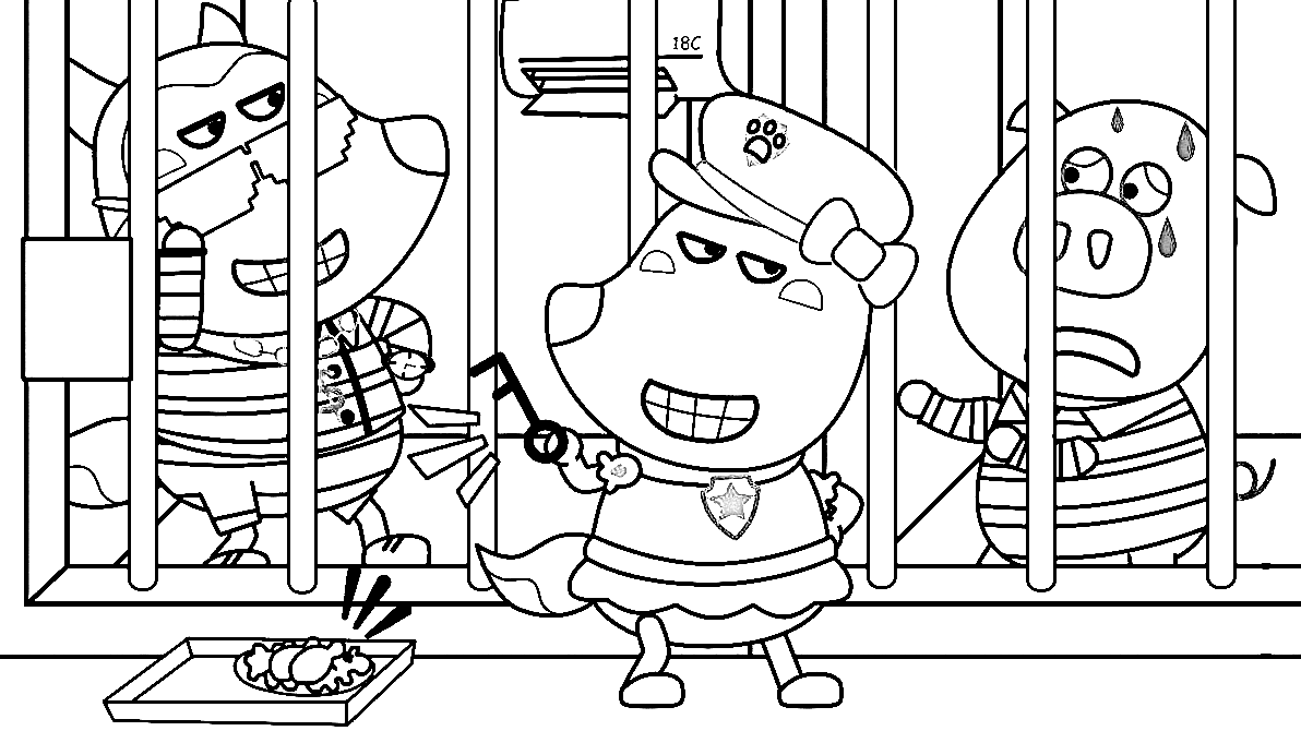 Wolfoo coloring pages