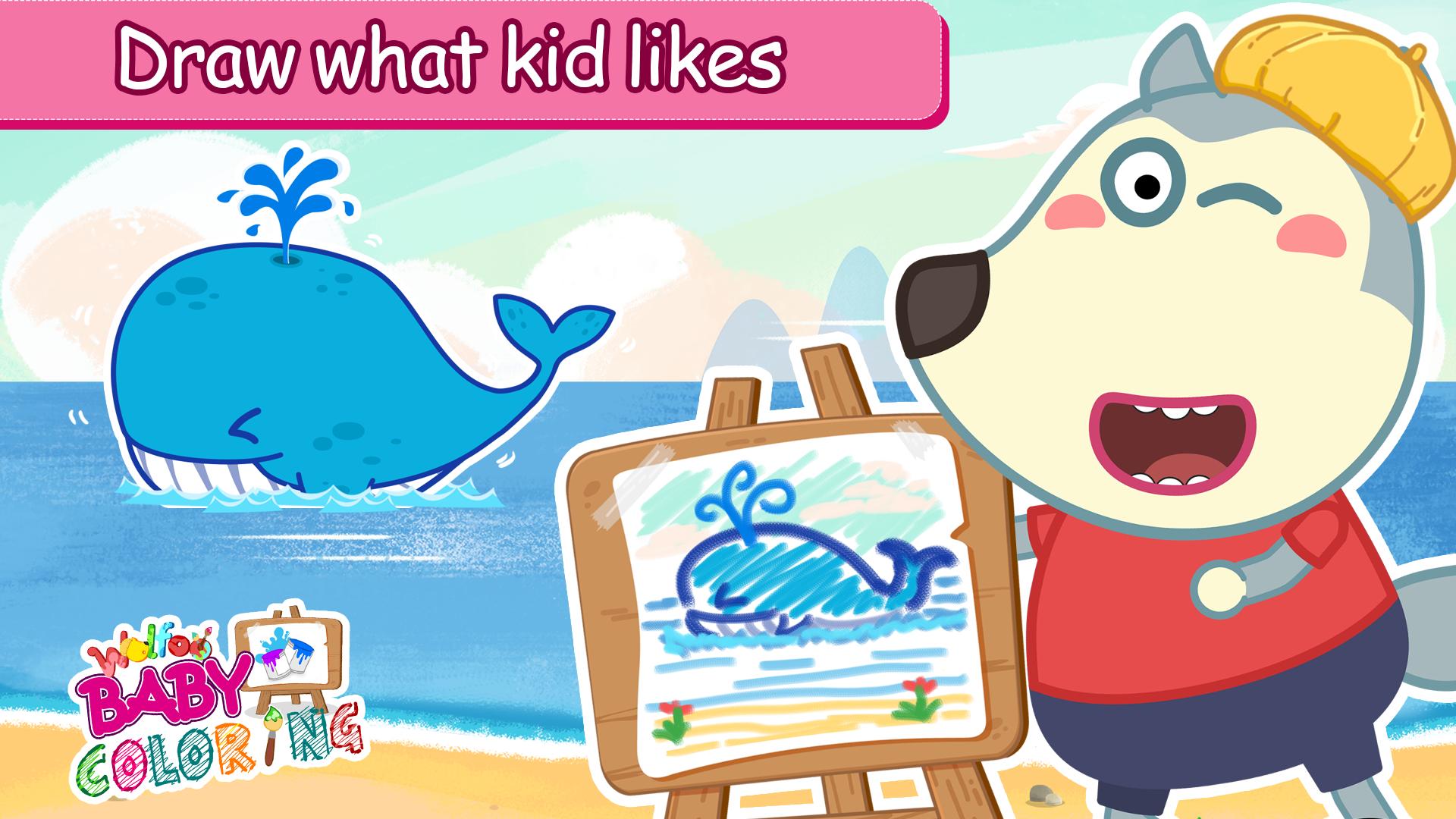 Download wolfoos baby coloring pages android on pc