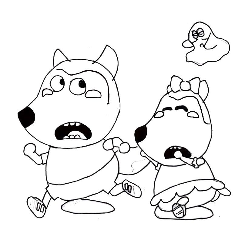 Wolfoo coloring pages cartoon drawings coloring pages printable coloring pages