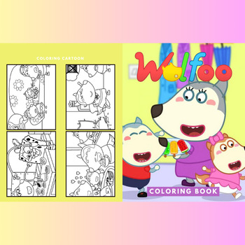 Wolfoo coloring pages for students preschool pre