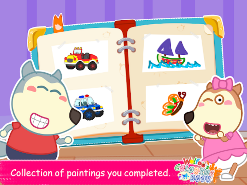Wolfoos coloring book for android