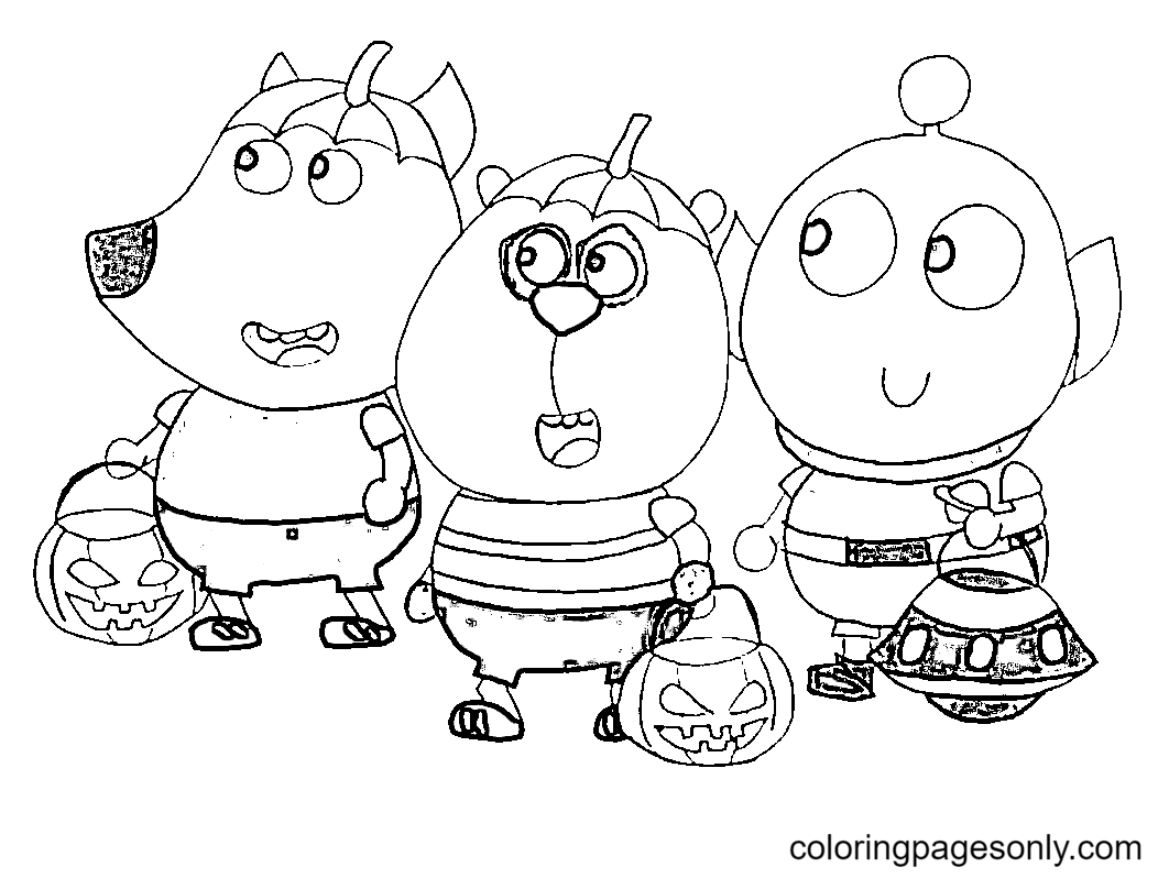 Wolfoo coloring pages printable for free download
