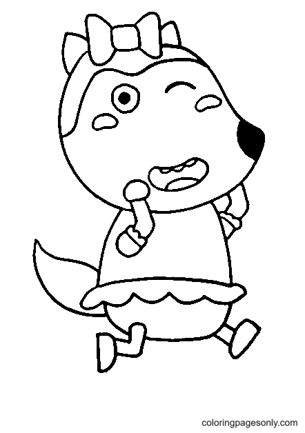 Wolfoo coloring pages