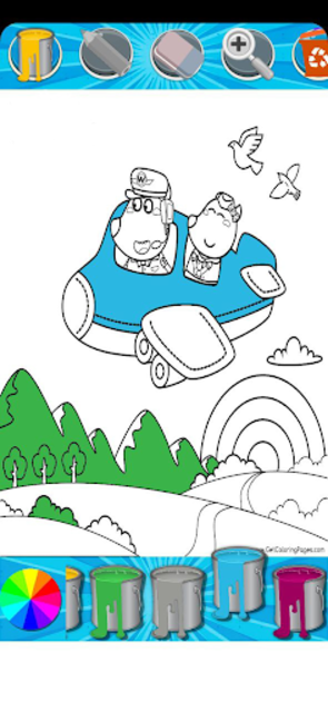 About wolfoo coloring book google play version