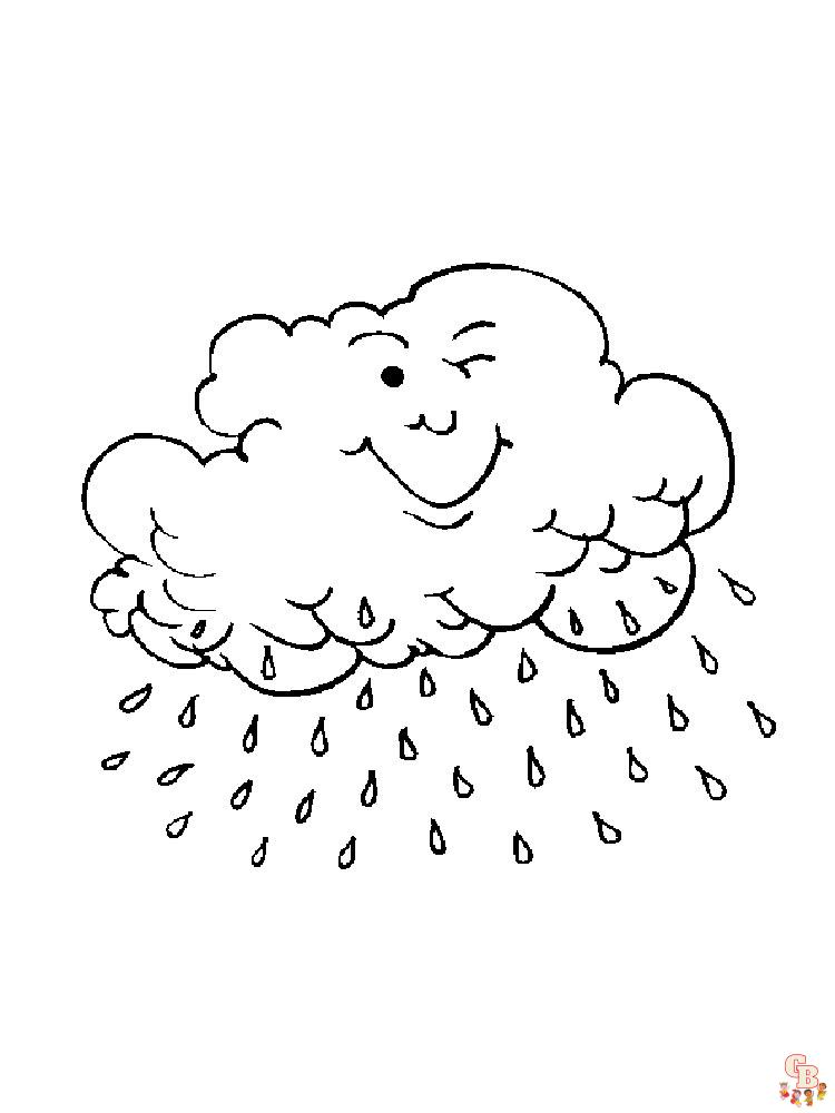 Ausmalbilr wolken kostenlos zum ausdrucken und ausmalen