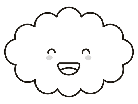 Ausmalbild wolke ausmalbilder kostenlos zum ausdrucken