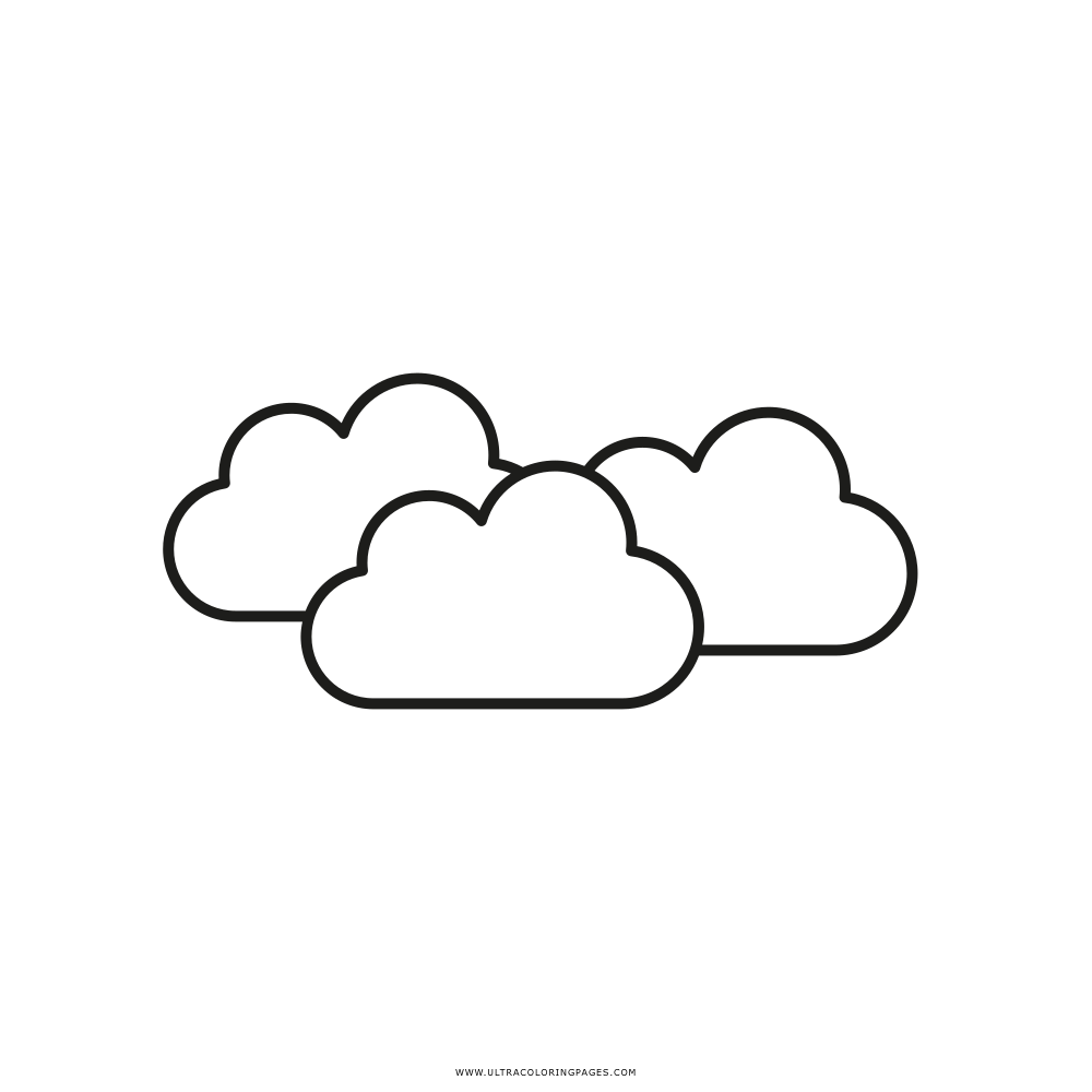 Wolken ausmalbilder