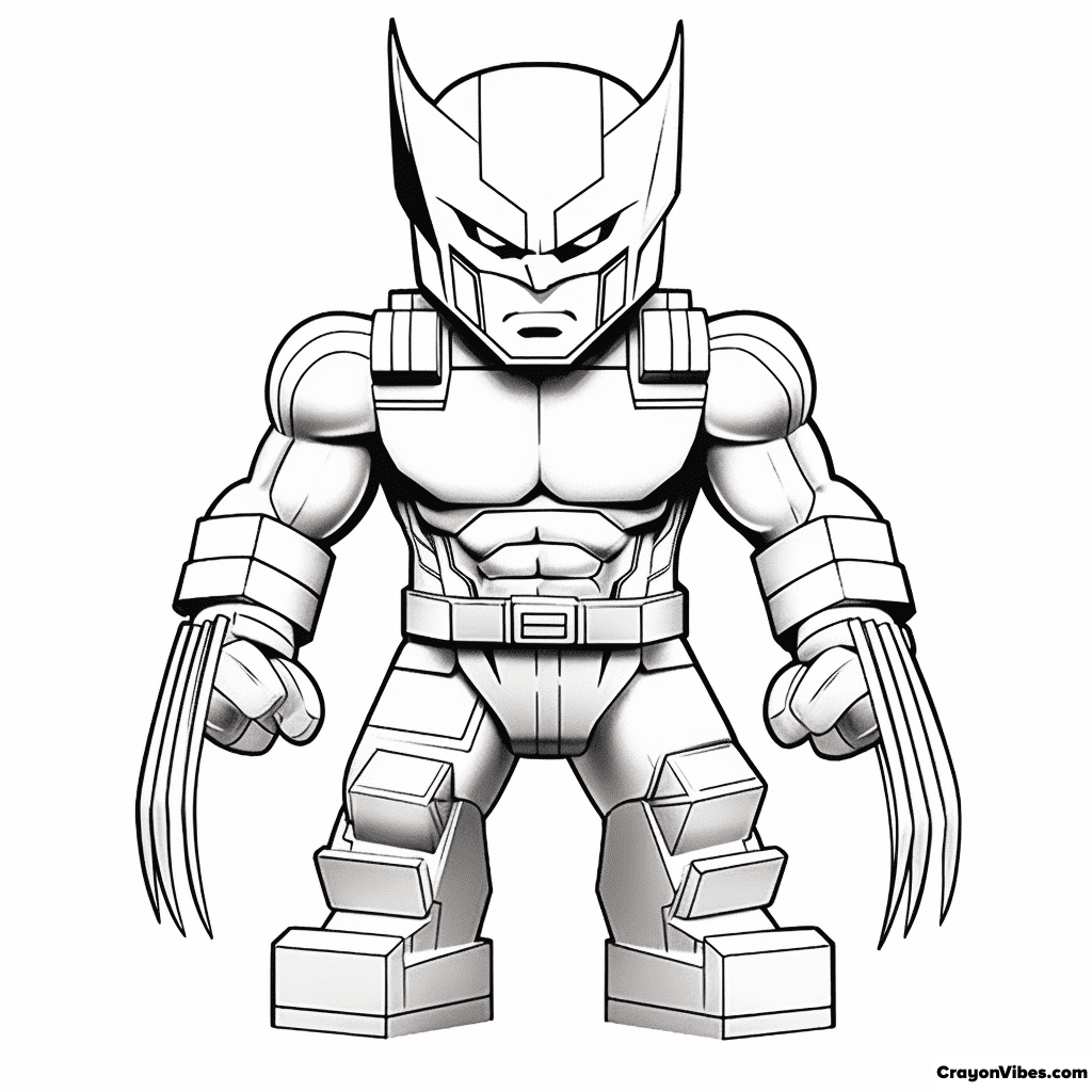 Wolverine coloring pages free printables for kids and adults