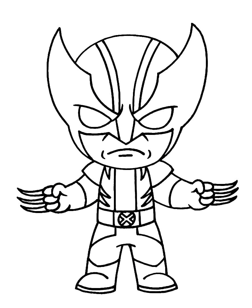 Wolverine coloring pages superhero coloring pages