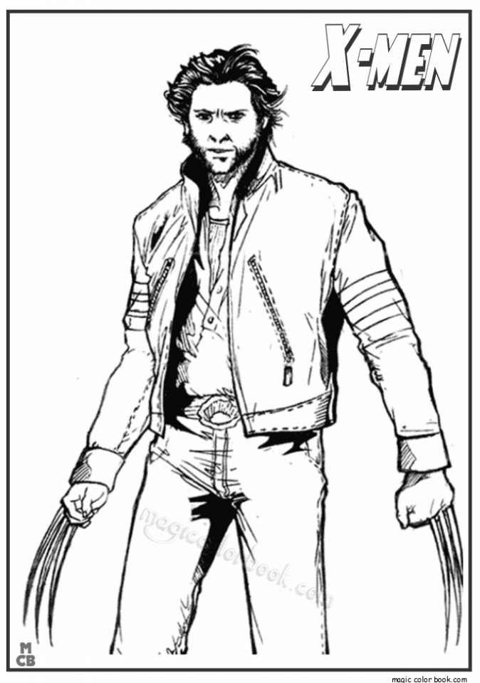 Get this image of wolverine coloring pages to print for kids ehrn