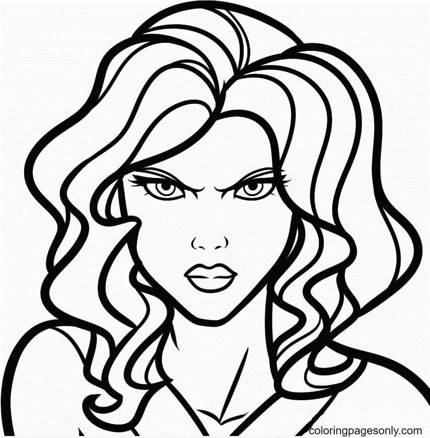 Angry face coloring pages printable for free download