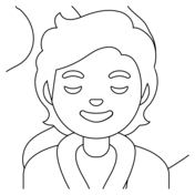 Person kneeling emoji coloring page free printable coloring pages