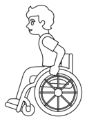 Person kneeling emoji coloring page free printable coloring pages