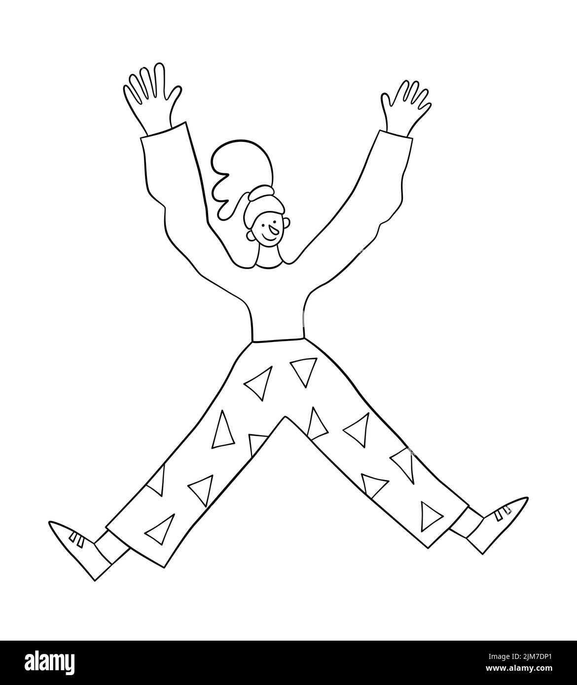 Success woman hands in air black and white stock photos images