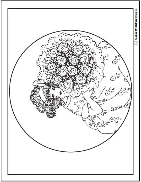 Rose coloring pages â free digital coloring pages for kids