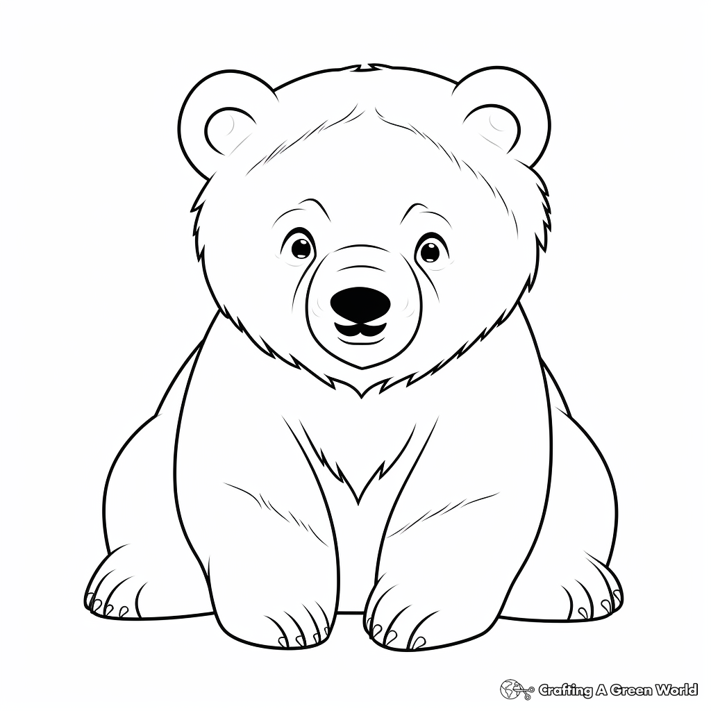 Wombat coloring pages