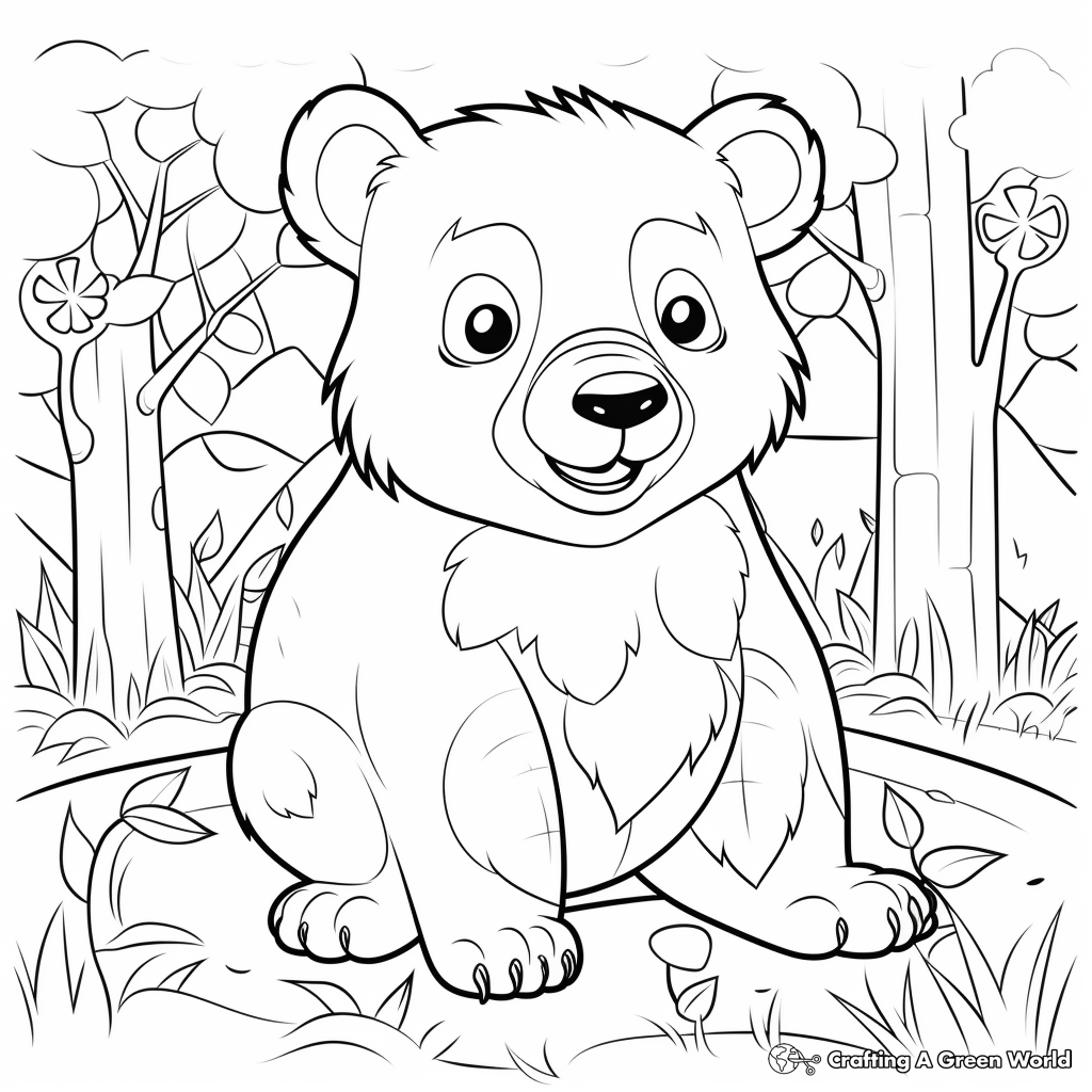 Wombat coloring pages