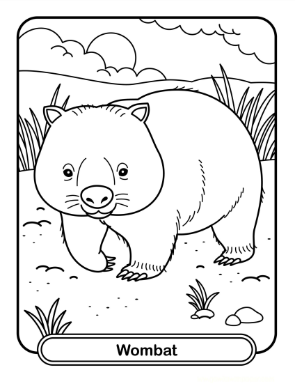 Animal coloring book made by teachers