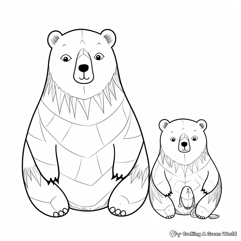 Wombat coloring pages