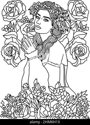 Flower woman