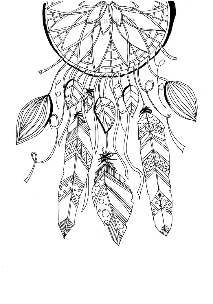 Dreamcatcher loring pages wonder day â loring pages for children and adults dream catcher loring pages adult loring books printables