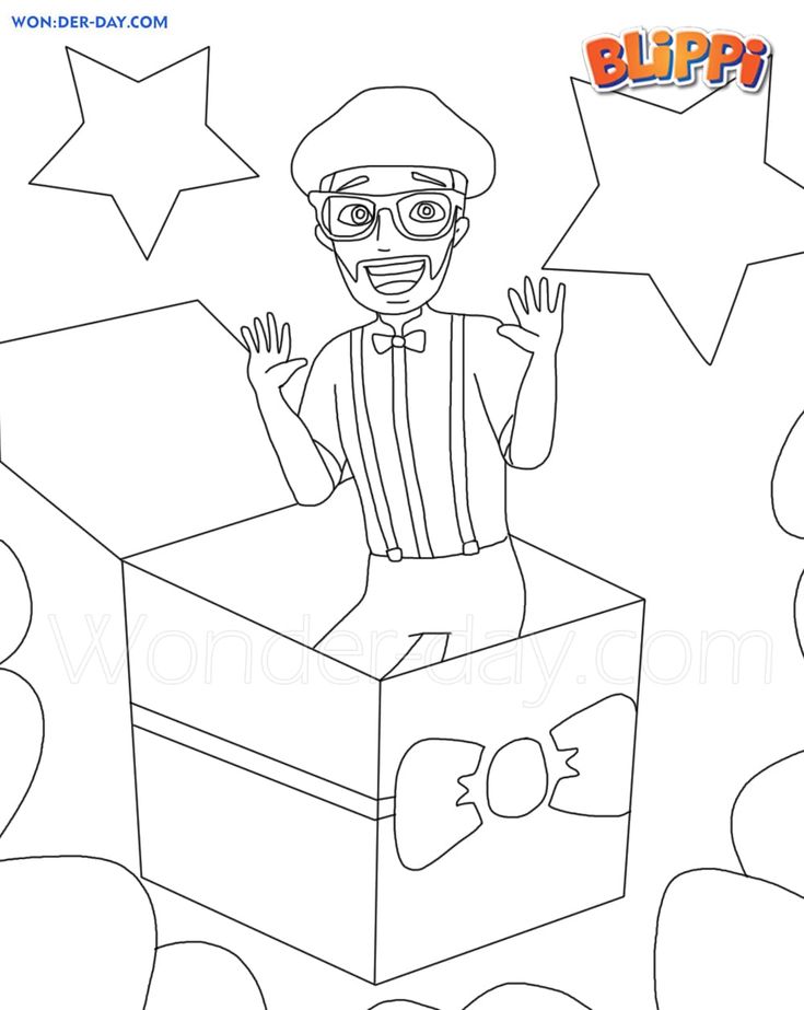 Free printable blippi loring pages for kids wonder day â loring pages for children and adults loring pages loring pages for kids kids art projects