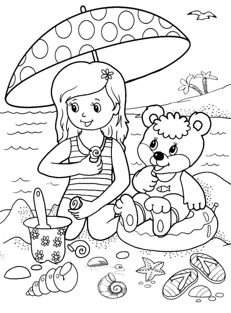 Coloring pages summer images for kids wonder day â coloring pages for children and adults