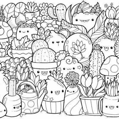 Kawaii coloring pages archives