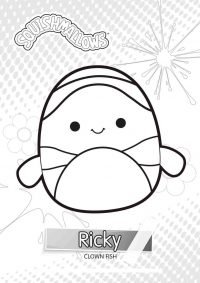 Squishmallow coloring pages printable for free download