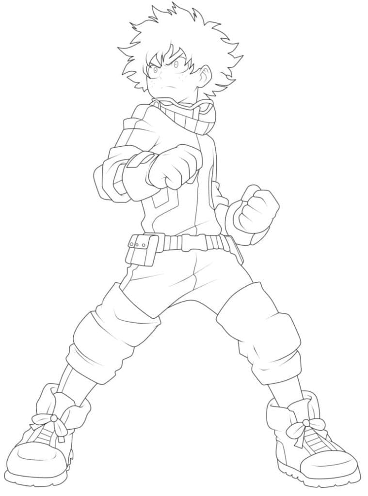 Gambar deku coloring pages