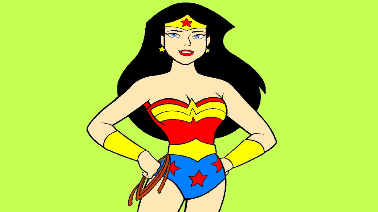 Wonder woman coloring page