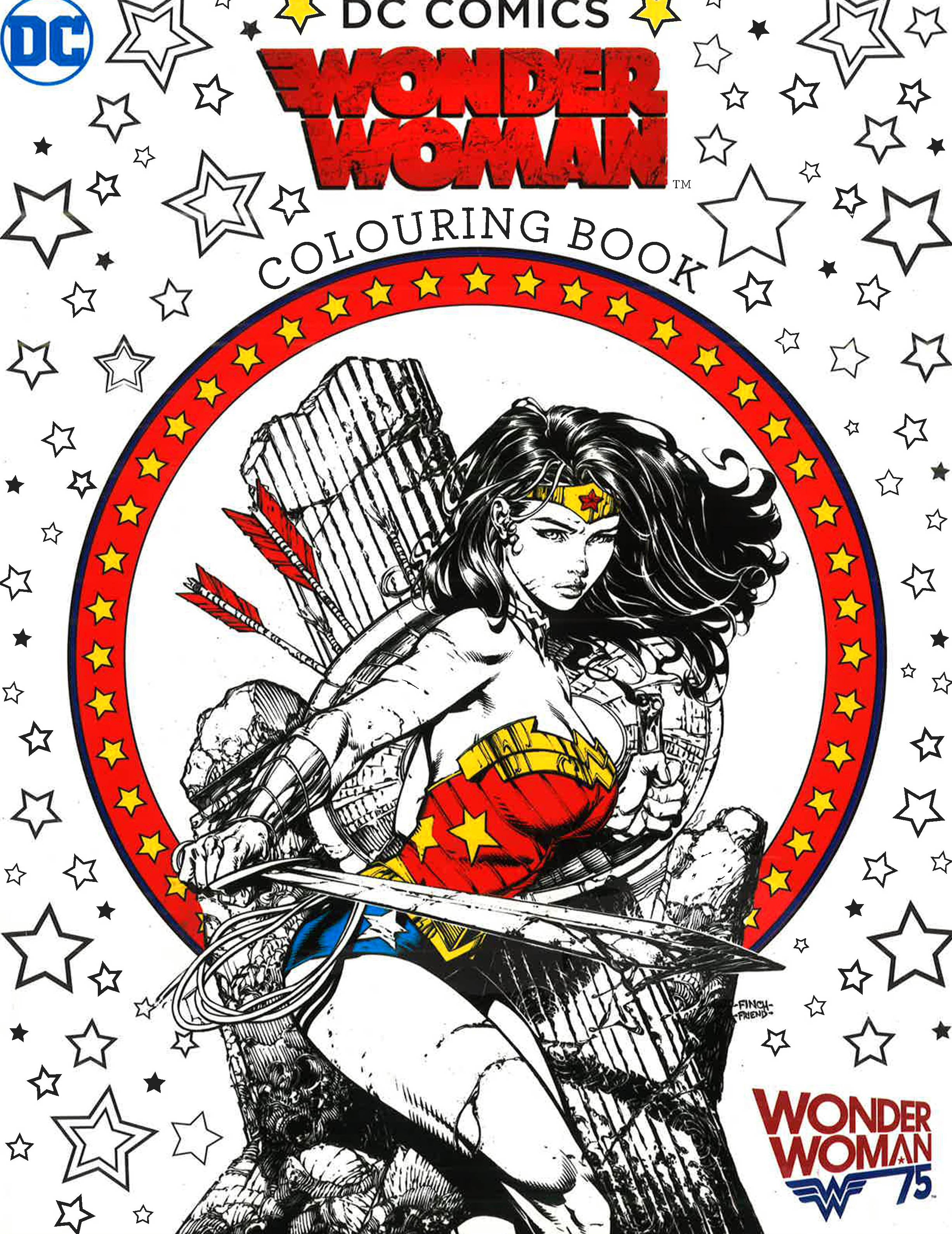 Wonder woman colouring book â