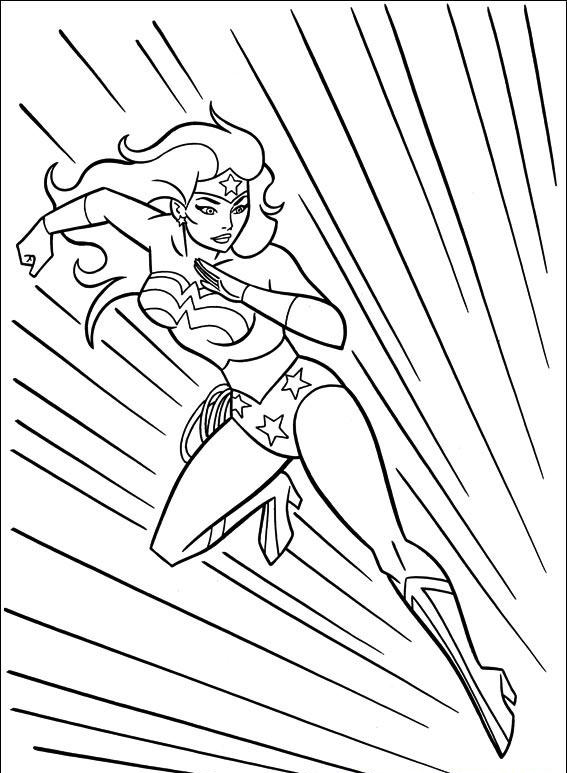 Wonder woman coloring pages