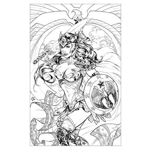 Wonder woman coloring book