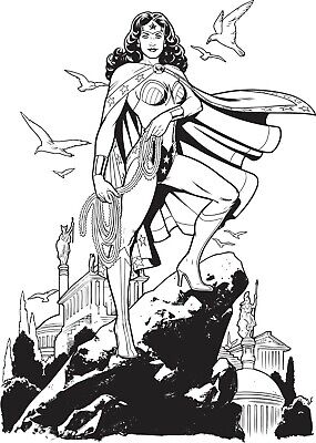 Dc ics wonder woman coloring book