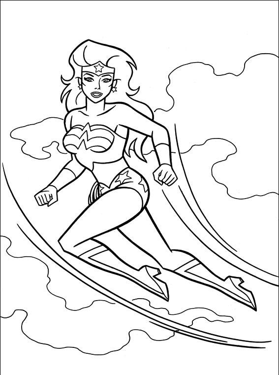 Wonder woman coloring pages