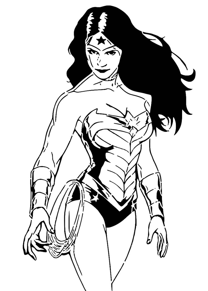 Wonder woman stencil d models download creality cloud