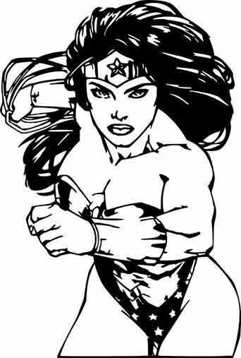 Wonder woman justice league superhero wall car window vinyl sticker decal