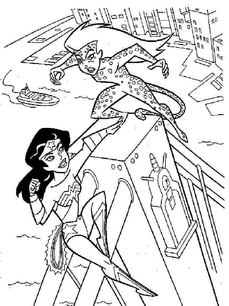 Wonder woman coloring pages