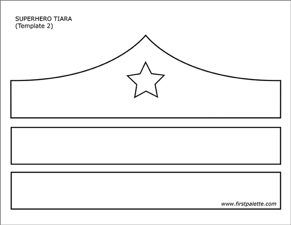Superhero crown or tiara kids crafts fun craft ideas